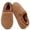 Brown, variant on CHICVOMEY Womens Fuzzy Slippers Unisex Memory Foam Cozy House Shoes Warm Bedroom Shoes Closed Back