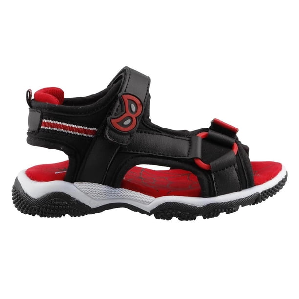Sandalias Niño Destroyer Kids Ajustable Casual Comodas negro 17