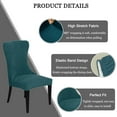 thumbnail image 3 of BH-JJSMGS Wingback Side Chair Cover Dining Chair Slipcover 1/2/4 Pack Polyester, Stretch Sloping Armchair Accent Chair Protector Seat Covers for Dining Room Banquet Home Party Decor, 3 of 7