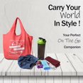 thumbnail image 4 of IVILLAGE Foldable Reusable Polyester Bags for Shopping and Daily Essentials | Stylish Designer Tote and Shopper Bag | Compact, Lightweight, and Eco-Friendly with 12Kg Capacity, 4 of 5