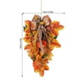 thumbnail image 2 of Autumn Imitation Flower Thanksgiving Decoration Pendant Sunflower Maple Leaf Streamer Upside down Hanging Tree, 2 of 8