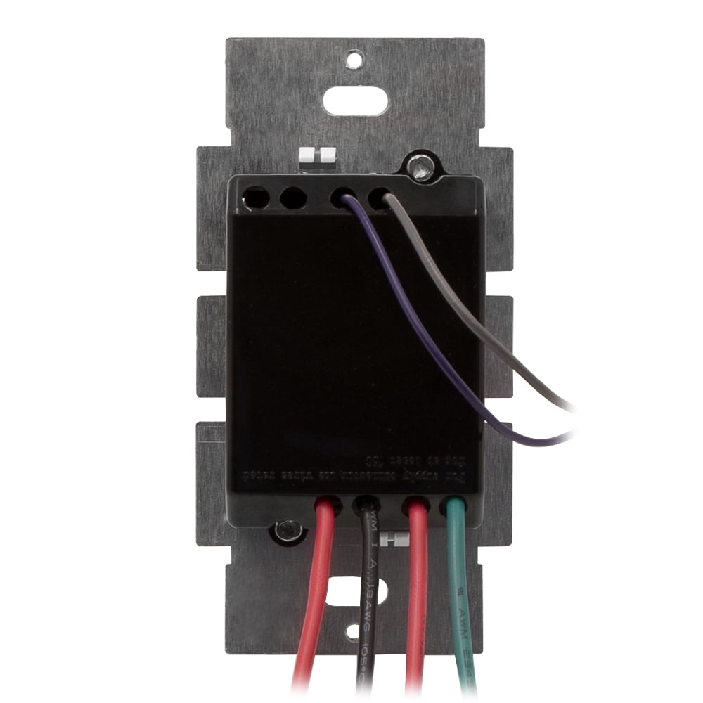 Maxxima Dimmer Electrical Light Switch - Featuring Blue Indicator Light, LED Compatible, 3-Way/Single Pole Use, 0 - 10V, 960 Watt Max, Dimmable Lamp and Lighting Control, White Wall Plate Included
