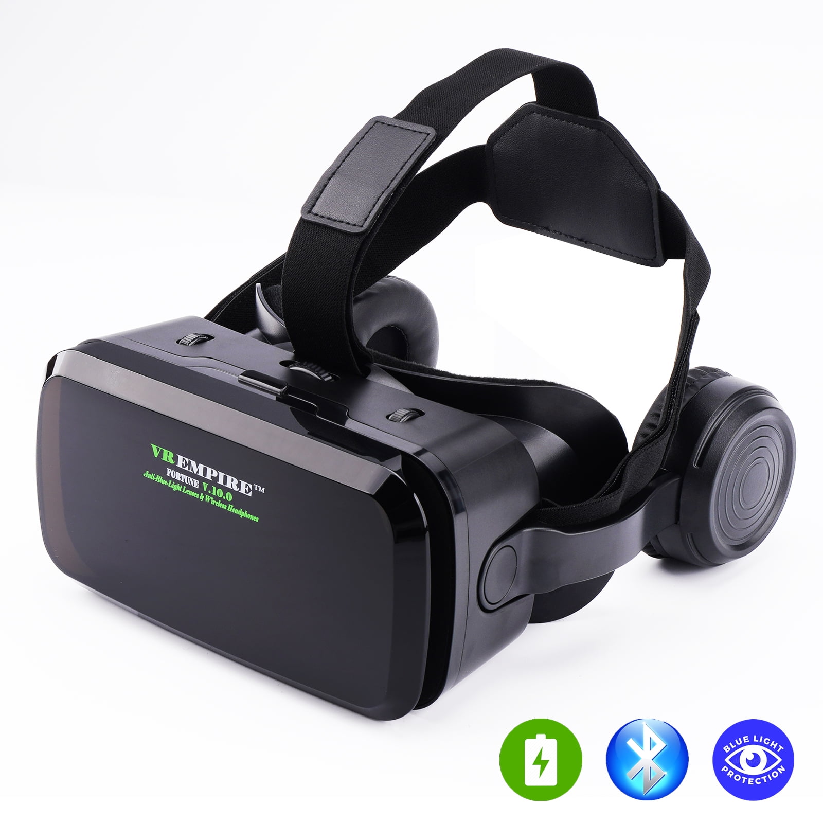 Samarbejdsvillig at tiltrække Opiate VR Headset Virtual Reality Headset 3D Glasses with 120°FOV, Anti-Blue-Light  Lenses, Stereo Headset, for All Smartphones with Length Below 6.3 inch Such  as iPhone & Samsung HTC HP LG etc. - Walmart.com