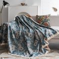 thumbnail image 2 of Paokuoon Sofa Cover Universal Sofa Cover L Shape Couch Slipcover Exquisite Pattern Soft Wear Resistant Vintage Farmhouse Furniture Protector Sofa Towel, 2 of 7