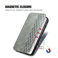 thumbnail image 4 of Allytech for Samsung Galaxy S22 Ultra 5G Case with Card Slots, Premium PU Leather Cover TPU Bumper Kickstand Magnetic Adsorption Shockproof Flip Wallet Case for Galaxy S22 Ultra 6.8 inch 2022, Gray, 4 of 6