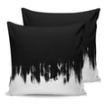 thumbnail image 7 of Outdoor Throw Pillow Cover Abstract Black and White Paint Waterproof Cushion Covers 2 Pack Modern Art Smear Texture Pillow Cases Home Decoration for Patio Garden Couch Sofa, 7 of 7