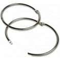 thumbnail image 3 of 3Inch (12 Pack) Loose Leaf Binder Rings, Nickel Plated Steel Binder Rings, Keychain Key Rings, Metal Book Rings, Silver, For School, Home, Or Office, 3 of 6