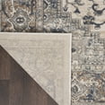 thumbnail image 6 of 7' x 10' Ivory Floral Power Loom Area Rug, 6 of 10