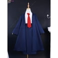 thumbnail image 4 of Disfraz de Cosplay de Mashle para niños, uniforme de la Academia de magia, peluca azul, capa, capa, Rayne, Lemon, Easton, 4 of 5