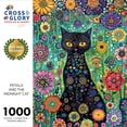 thumbnail image 2 of Rompecabezas Cross & Glory Petals and The Midnight Cat, 1000 piezas, 2 of 9