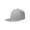 Light Grey, variant on New Solid Flatbill Snapback hat - Royal Blue