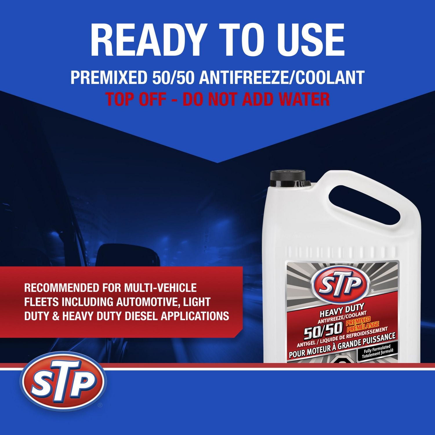 STP®- Premixed Heavy Duty Antifreeze/Coolant, 3.78 L