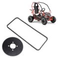 thumbnail image 1 of Rear Sprocket Chain Replacement, Easy Installation Rear Drive Sprocket Chain Set Steel Alloy Solid Grip  for Go Kart, 1 of 7