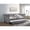 Gray, variant on Twin Daybed Set with Trundle Bed | Armrest Height of 35 Inches | Wood and Fabric Combination | Supports Heavy - Duty Use