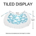 thumbnail image 5 of Cloud Stylish Chiffon Beach Skirts and Summer Dresses for Women scalloped Off Shoulder Maxi Dress Dress Beach Dresses for Women, 5 of 6
