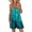 Blue#short jumpsuit rompers for women, variant on Pajamas Romper Women One Piece Sleepwear Loose Sleep Jumpsuit Loungewear V Neck Harem Playsuit