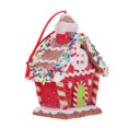thumbnail image 2 of 1 pieza de adorno colgante con forma de casa, adorno colgante de resina para árbol de Navidad, 2 of 4