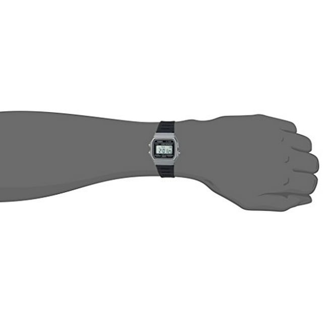 Reloj Casual Casio Vintage de Cuarzo Plástico y Resina para Hombre Color Negro