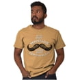 thumbnail image 3 of Funny Moustache Responsibility Joke Men's Graphic T Shirt Tees Brisco Brands S, 3 of 6