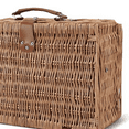 thumbnail image 4 of Picnic Basket for 2, Willow Hamper Set with Insulated Compartment, Handmade Large Wicker Picnic Basket Set with Utensils Cutlery - Perfect for Picnic, Camping, or Any Other Outdoor, 4 of 6