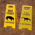 thumbnail image 5 of Dog Vomit Warning Sign Decoration, Fun Gift for Cat Lovers B, 5 of 5