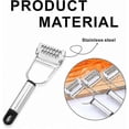 thumbnail image 4 of Stainless Steel Vegetable Peeler and Grater Tool for Carrots and More, 4 of 5