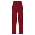 thumbnail image 4 of FRSASU Ensemble de Sarrau pour Femmes Style Jogger – Uniforme de Soins Infirmiers à Multiples Poches Sarraus et Ensembles de Sarraus pour Femmes Rouge m(m), 4 of 9