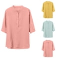 thumbnail image 4 of Embroidered T Shirt For Women Summer Short Sleeved Top Plus Size High End T Shirt For Women Ethnic Style Clothing Womens Shirt Loose Fit Short Sleeve Women Womens Compression Shirt Polyester Tees, 4 of 4