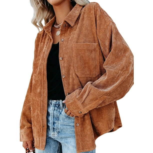 Corduroy top boyfriend jacket