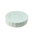 thumbnail image 2 of Vintage Party Plates, Disposable Salad Plates, 120 Pack 7.25" Round Light Green Dessert Plastic Plates, Fancy Dinnerware - Posh Setting, 2 of 5