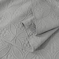 thumbnail image 2 of VCCOEM Quilt Set Full/Queen Size Lightweight Bedspreads, All Season Coverlet, 3 Piece (1 Quilt, 2 Pillow Shams), Coin Pattern, Light Gray, 2 of 10