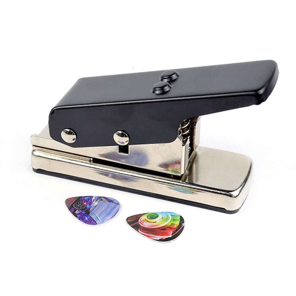 Yihuala Ergonomic Guitar Pick Punches Tool Safe and Easy Picks Creation Guitar Pick Maker for Professional Player and Beginners