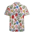 thumbnail image 3 of High Quality Hawaiian Shirts for Men Short Sleeve Aloha Beach Shirt Floral Summer Casual Button Down Shirts Blouses EQ7V44, 3 of 7