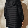 thumbnail image 5 of Winter Mid-Length Hooded Slim Fleece Thickened Jacket Warm Jacket, 5 of 8