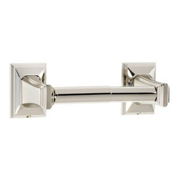 Geometric Toilet Paper Holder - Finish: Polished Nickel