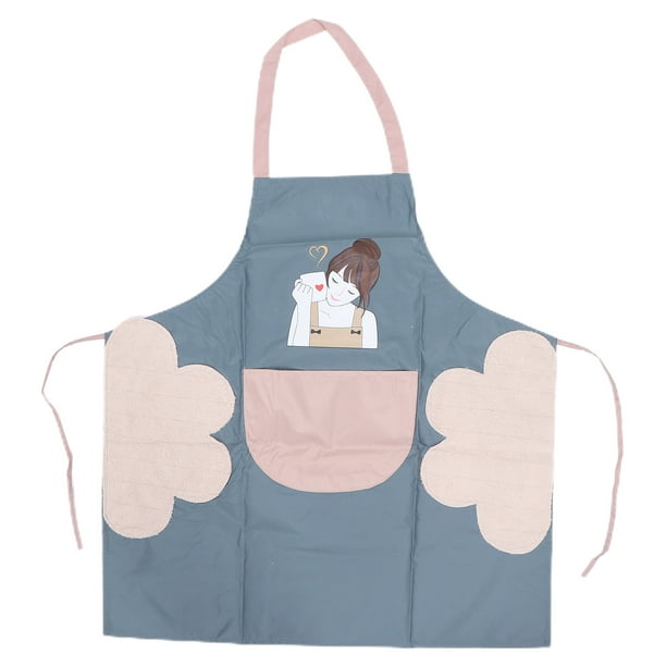 Cosmetics Apron, Beauty Girl Pattern Fashion Cute Cosmetology Apron