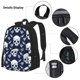 thumbnail image 3 of Balery white arrow Skull Mochila escolar 3 en 1 para niños: mochila resistente con lonchera térmica y estuche para lápices. Mochila escolar para niños y niñas., 3 of 7