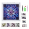 thumbnail image 4 of Kits de pintura de diamantes, pintura de diamante hecha a mano Mandala flor DIY estéreo sensación de diamantes de imitación dibujo pintura, 4 of 5
