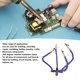 thumbnail image 4 of Helping Hands Soldadura De Tercera Mano, 4 Brazos Con Base De Abrazadera De Mesa Ajustable Para Reparación De PCB, Soporte De Soldadura De Joyería, 4 Brazos Flexibles Que Ayudan, 4 of 7