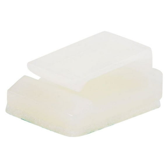 Adhesive Cable Wire Clips Cable Organizer Holder for Car Office Home 12.5x9.5x6mm White 100 pcs