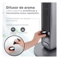 thumbnail image 2 of Ventilador de Torre 107 cm ESQUIMAL Difusor de Aroma, Silencioso, Panel Táctil LED con Temperatura, Oscilación 70°, Temporizador 15 h, Control Remoto. Color Plata., 2 of 7