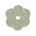 thumbnail image 7 of 15 Inch Round Placemats Set of 6, Christmas Snowman Green Non Slip Heat Insulation PP Table Mats, Winter Snowflakes Xmas Retro Washable Place Mats for Kitchen Dining Party Table Decor, 7 of 7