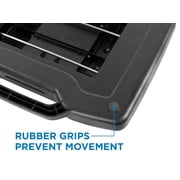 Mount-It! Under Desk Footrest, Adjustable Height/Angle and Massaging Rollers