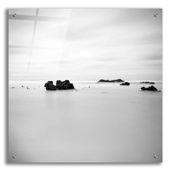 Epic Art 'Beach 3' by Photoinc Studio, Acrylic Glass Wall Art, 24"x24"