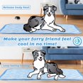 thumbnail image 5 of Aship Cat Cooling Mat, 18'' x 24'' Self-Cooling Mat for Small Pets, Arc-Chill Cooling Fiber & Endothermic Color Changing Pet Cooling Pad for Hot Summer, Washable Non-Toxic & Foldable Blue S, 5 of 5