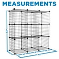 thumbnail image 3 of Work-It! Wire Cube Storage Organizer | 12 Cubes, 3 of 9