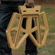 thumbnail image 3 of Taburete plegable portátil Shamjiam de camping ligero amarillo, 3 of 9