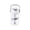 White, variant on Partheme 600ml Summer Themed Straw Cup, Shatterproof Water Bottle with Carry Handle, Stylish Large Capacity Cute Floral Tea Cup, Hidden Dustproof Straw and Removable Infuser for Student, White