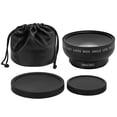 thumbnail image 2 of Wide Angle Lens, Reduce Dispersion 46mm Wide Angle Lens Light Portable Wide View Multilayer Coating  for 46mm Filter Aperture Lens, 2 of 7