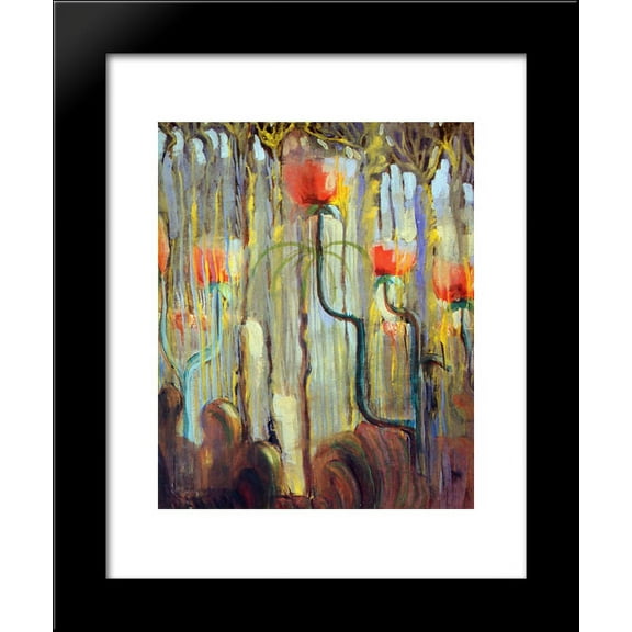 Creation of the World IX 20x24 Framed Art Print by Mikalojus Ciurlionis